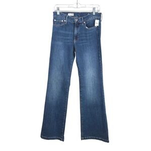 GAP Authentic Flare Midrise Stretch Denim Jean Blue Women's Size 6 NWT Y2K Boho
